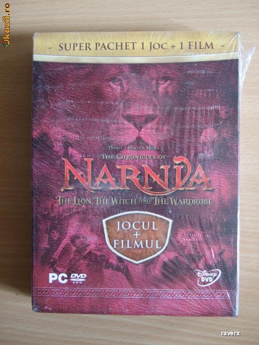 Chronicles of Narnia - pachet joc PC original + film, sigilat foto mare