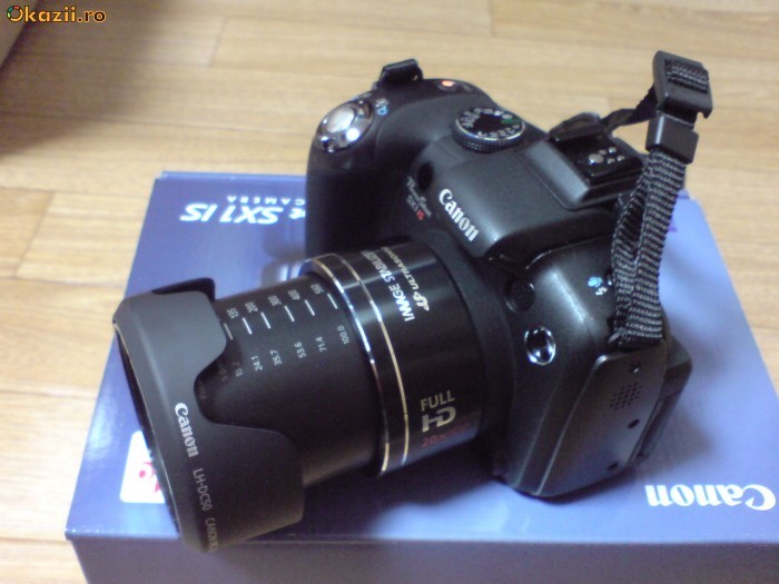 Aparat foto CANON PowerShot SX1 IS made in japan Canon SX1IS cel mai reusit aparat foto compact de pana acum foto mare Aparat foto CANON PowerShot SX1 IS made in japan Canon SX1IS cel mai reusit aparat foto compact de pana acum foto mare