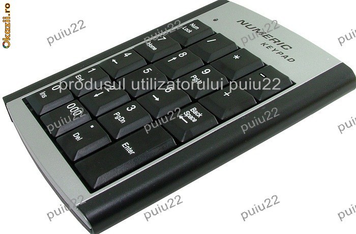 Tastatura numerica, 19 taste, interfata USB-4509 foto mare