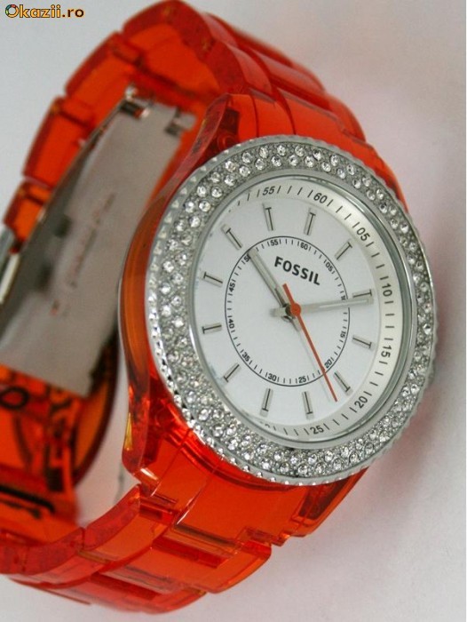 Ceas elegant dama FOSSIL ES2453 ORIGINAL, nou cu eticheta in cutie, ACCEPT RETUR  pret ieftin cadou - IN STOC - foto mare