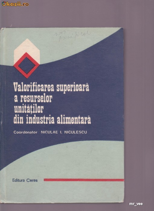 VALORIFICAREA SUPERIOARA A RESURSELOR UNITATILOR DIN INDUSTRIA ALIMENTARA foto mare