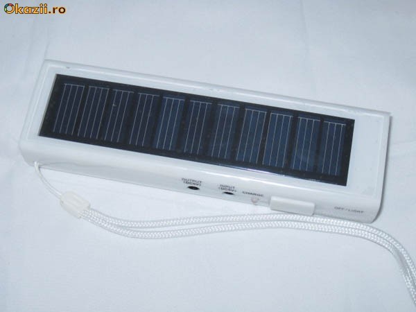 Radio + Lanterna solara + Incarcator telefon mobil de urgenta foto mare