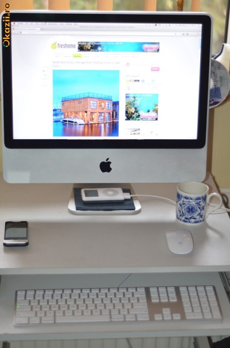 Vand iMac 20 inch ALUMINIU, Intel Core 2 Duo, 2(4) Gb RAM, 250 Hdd, WiFi, stare FOARTE BUNA! Atentie BONUS: MAGIC Mouse, Tastatura Apple AL foto mare