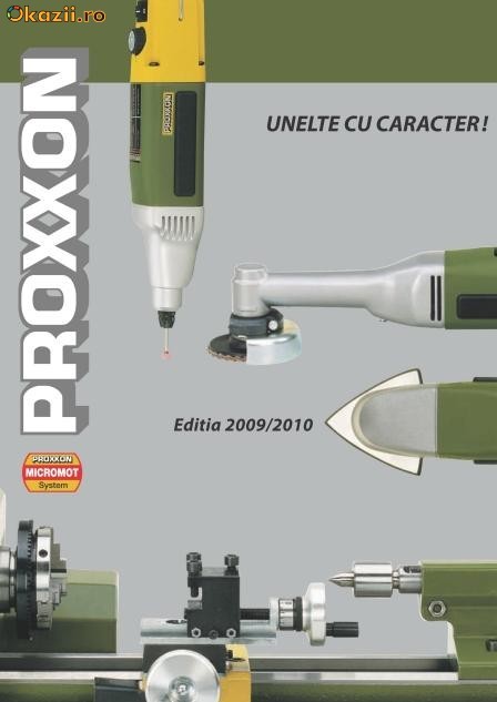 Catalog PROXXON 2009/ 2010 Romana foto mare