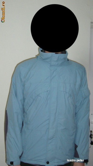 Windstopper, barbatesc Rodeo, albastru cu gri (Marime S, 44-46) foto mare