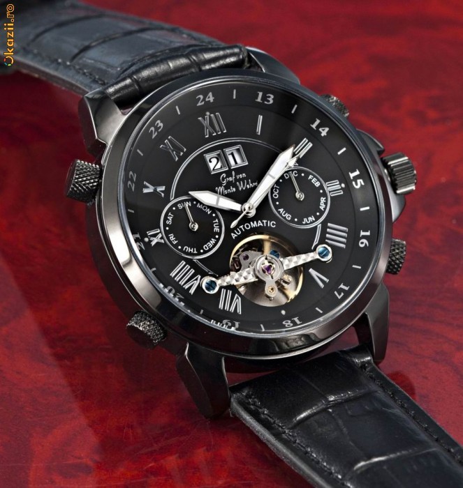 CEAS AUTOMATIC , Monte Wehro , model Great Commander Black - la PRET MINIM ! ! ! foto mare