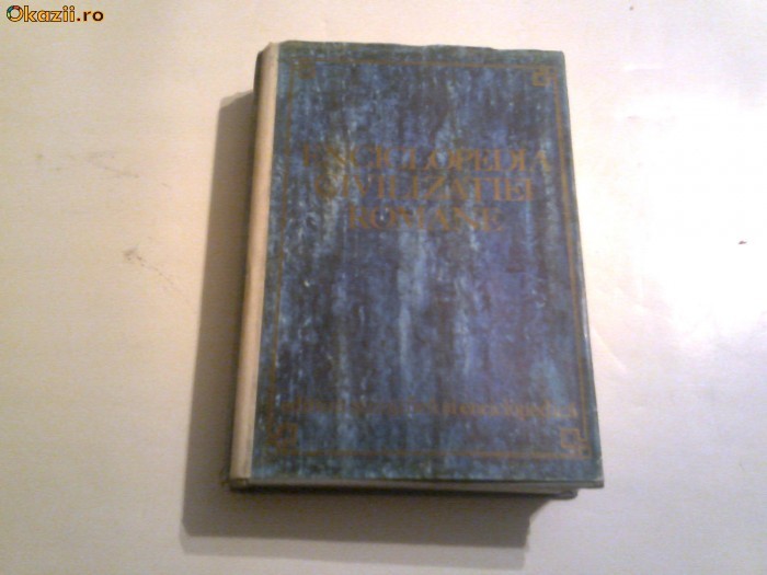Dumitru Tudor - Enciclopedia civilizatiei romane foto mare