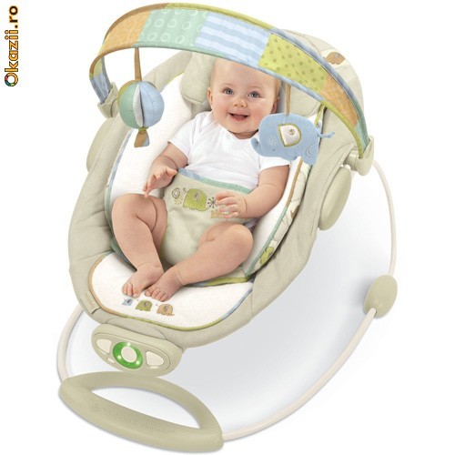 Balansoar Bright Starts Balansoar Automatic InGenuity (actionat electronic) foto mare
