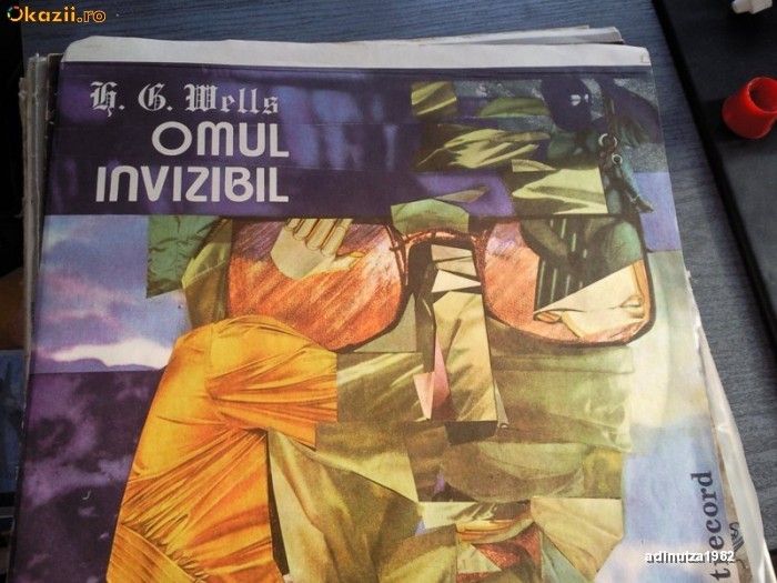 disc vinil pick-up omul invizibil foto mare