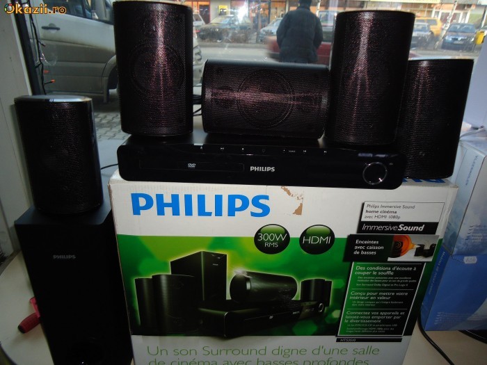 SISTEM HOME CINEMA 5.1 PHILIPS foto mare