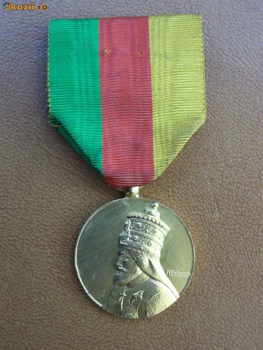 Medalie Ethiopia, Haile Selassi I foto mare