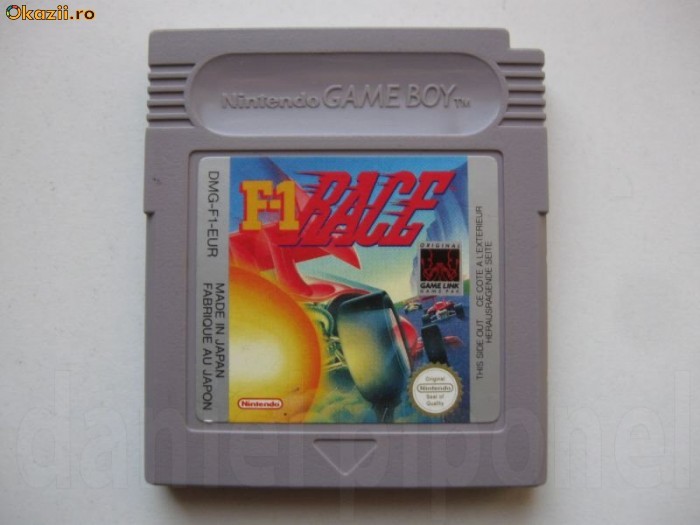 F1 RACE - Nintendo Game Boy / GameBoy foto mare