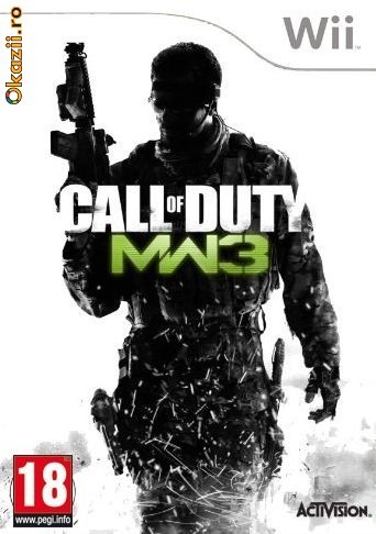 Call of Duty Modern Warfare 3 (MW3)  Nintendo Wii nou,sigilat.Oferta limitata ! foto mare