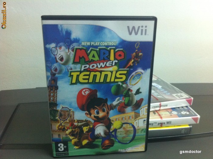 Joc Nintendo Wii Mario Power Tennis Original PAL foto mare