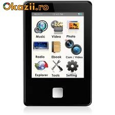 Ematic 4GB MP3 Video Player w/ built-in 3 Touch Screen, 5MP Video Camera, Radio, eBook Reader foto mare