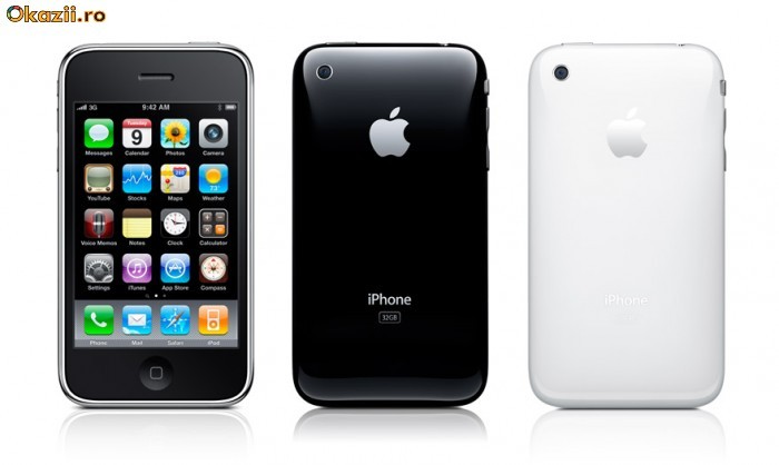 IPHONE 3GS 32GB BLACK / WHITE SIGILATE !! 0 MIN !! DECODATE SOFT !! 1399 RON !! foto mare