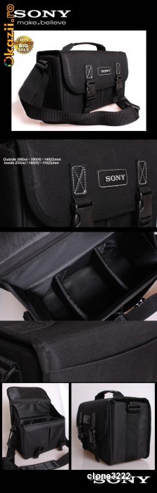 Geanta camera aparat foto digital DSLR SLR SONY foto mare