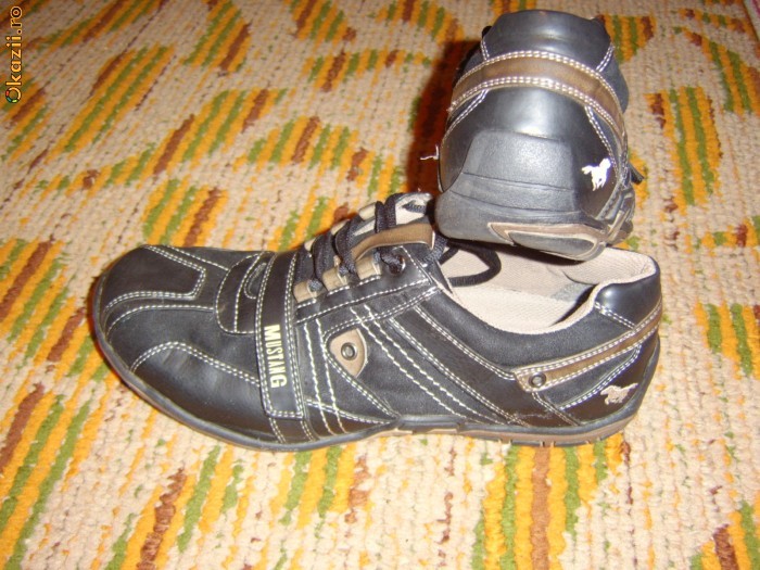 Adidasi   Mustang  100% Piele naturala foto mare