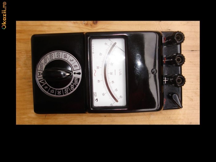 Instrument de masura(volt-ampermetru) vintage(anii'50),german,marca Gossen foto mare