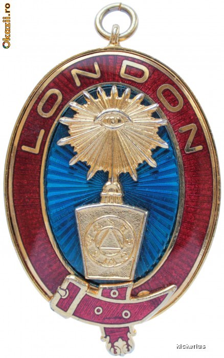 Masonic collar jewel - Mark Grand Lodge of England foto mare
