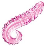 Icicles Tentacul Roz Dildo din Sticla Nr 24 foto mare