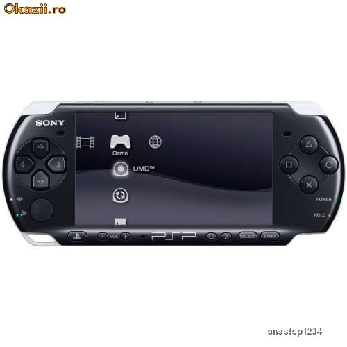 Consola PSP Slim 3004 Edition Black + joc FIFA 11 foto mare