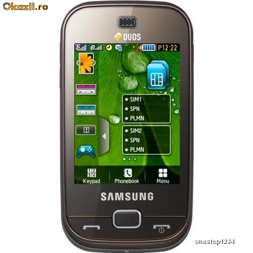 Samsung B5722 Dual SIM brown foto mare