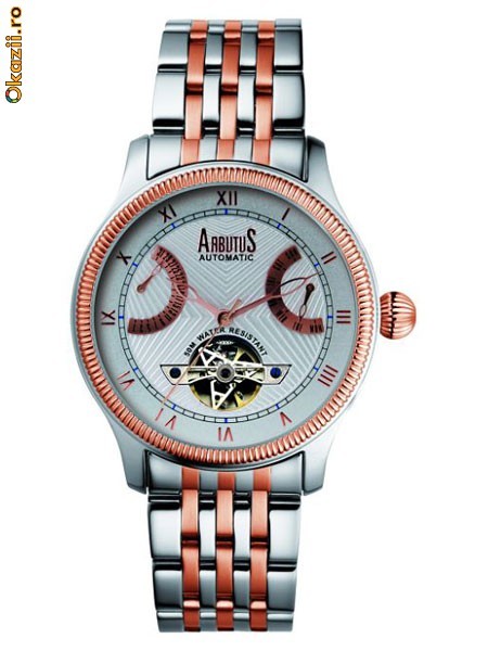 Arbutus Pulsahr Mens Automatic Watch AR0202TWS foto mare