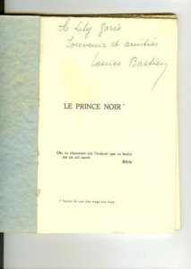 Louise Bastien - Le prince noir, cu autograf, 1931, de colectie foto