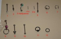 body piercing foto