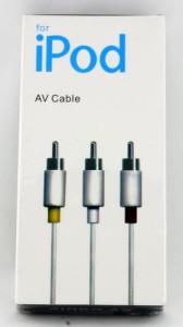 Cablu audio-video AV compatibil iPod video