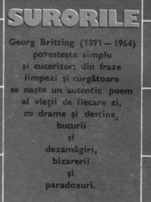 georg britting - surorile