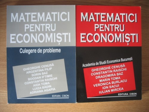 Matematica aplicata in economie - 2 volume foto mare