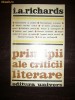 PRINCIPII ALE CRITICII LITERARE I A RICHARDS