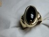 GHIUL PLACAT CU AUR DE 18 K SI SIDEF NEGRU