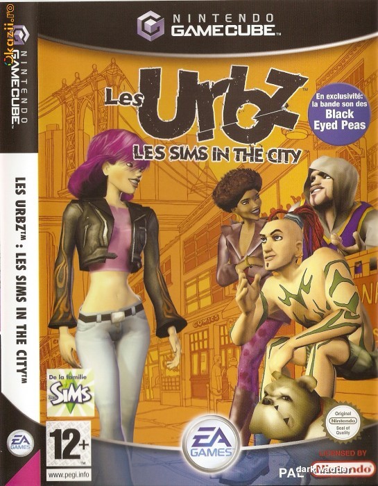 JOC GAMECUBE WII THE URBZ: SIMS IN THE CITY ORIGINAL PAL MULTI foto mare