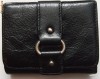 Wilsons Leather Legacy AW1 portofel dama negru trifold nou!