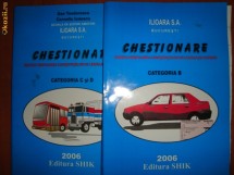 CHESTIONARE AUTO PENTRU CATEGORIILE B C SI D foto