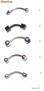 Piercing cercel de spranceana