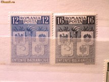 1940 - Intelegerea Balcanca -serie completa nestamp.-sarniera