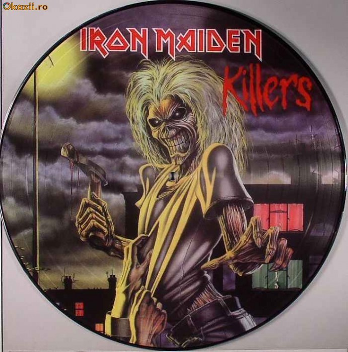 IRON MAIDEN - Killers, LP vinyl foto mare