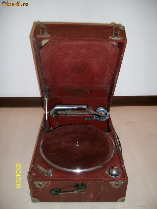 gramofon columbia foto mare