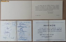 Invitatie Liceul Militar Dimitrie Sturdza , 1931, Felicitare Ministrul de Interne foto