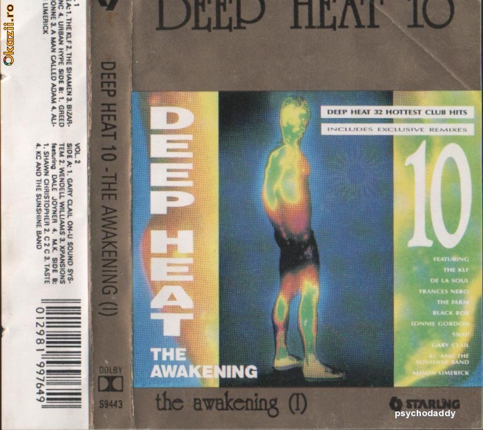 Caseta Audio Originala - dubla - DEEP HEAT TOP 1993 foto mare