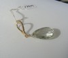 Superb pandantiv aur 14K, 2.7g, model cu AMETIST verde de 8CT si accente BRILIANTE !!