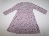 - IMPECABILA - Rochie / rochita, bumbac, culoare gri cu inimioare, firma H&M < fete ~ 3-4 ani / 98-104 cm >
