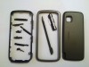 CARCASA NOKIA 5228 5230 5233 NEAGRA COMPLETA , RAMA FATA MIJLOC SI CAPAC BATERIE