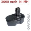 Acumulator baterie Dewalt 18V Ni-MH, 3000mAh,DC9096, DE9039, DE9095, DE9096, DE9098, DW9095, DW9096, DW9098, BLACK & DECKER PS145, ELU EZWA90, EZWA91