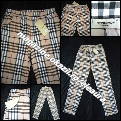COLANT PANTALON DAMA IMPRIMEU CLASIC FIRMA BRAND BURBERRY LONDON COLANTI PANTALONI FEMEI 2 BUZUNARE ROTUNDE COLECTIE NOUA foto mare COLANT PANTALON DAMA IMPRIMEU CLASIC FIRMA BRAND BURBERRY LONDON COLANTI PANTALONI FEMEI 2 BUZUNARE ROTUNDE COLECTIE NOUA foto mare