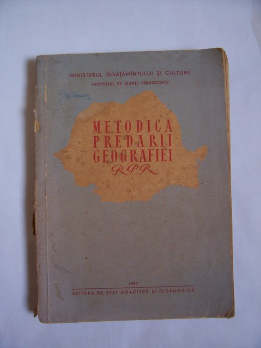 METODICA PREDARII GEOGRAFIEI RPR foto mare METODICA PREDARII GEOGRAFIEI RPR foto mare